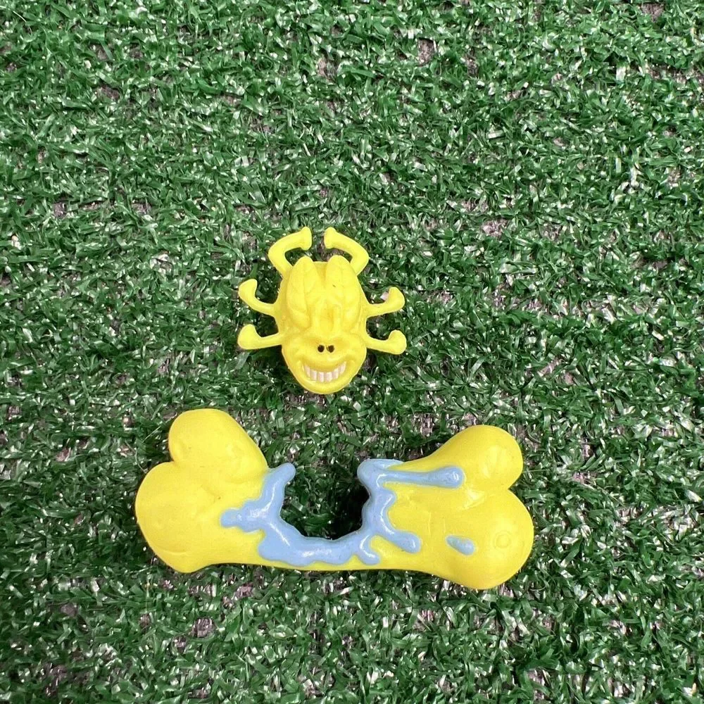 Vintage Stretch Armstrong 1993 Fetch Rare Dog Mini Bone‎ & Bug Accessory Items